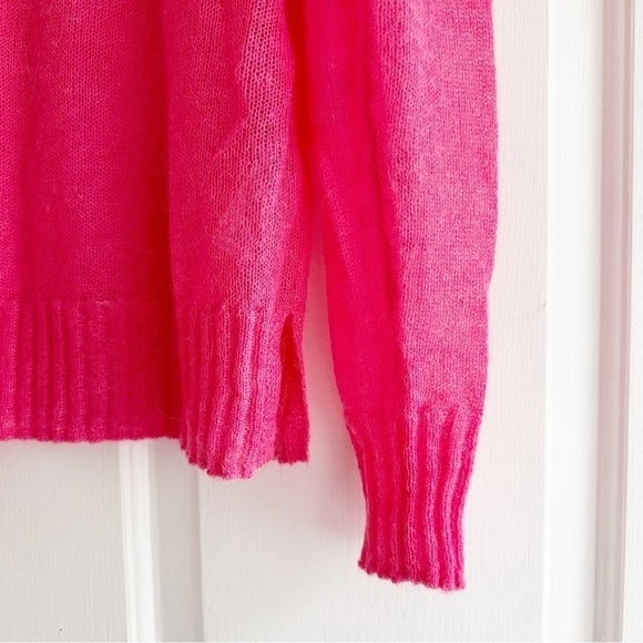 French Connection Women's Miri Knit Mohair Sweater L Swifty Valentines Feminine - Picture 6 of 8